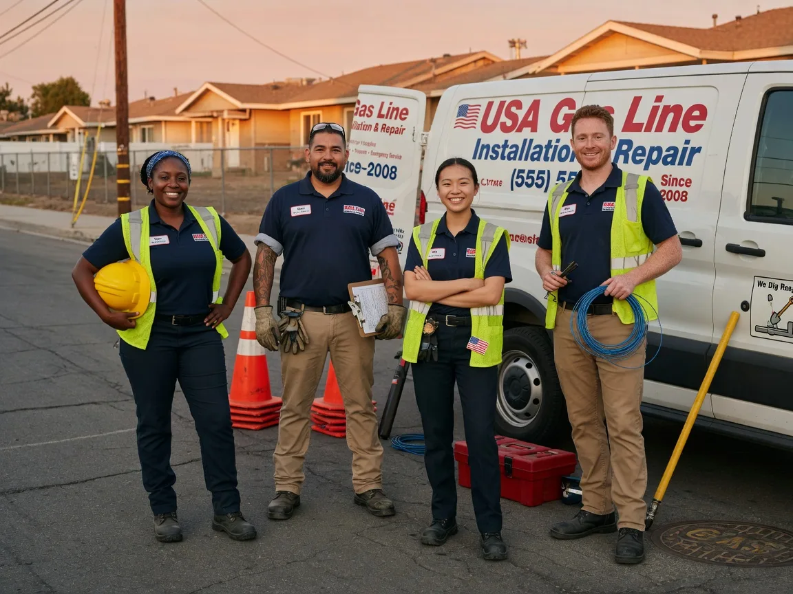 Gas Line Installation company in Hope, IN